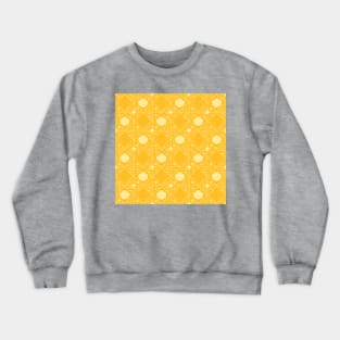 Yellow Shell Mosaic Crewneck Sweatshirt